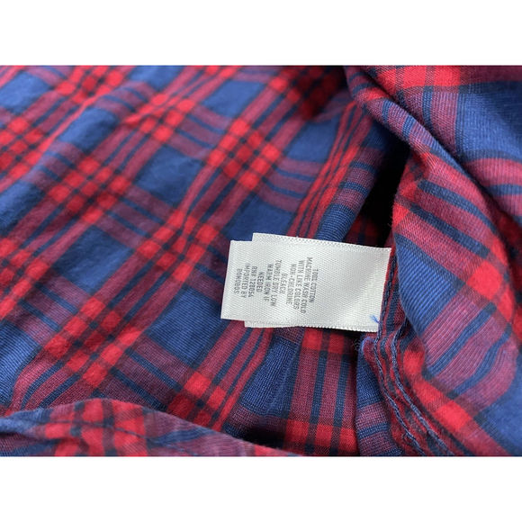 Bonobos Men's Medium Short Standard Fit Plaid Button Down Shirt Long Sleeve Red - Picture 4 of 7